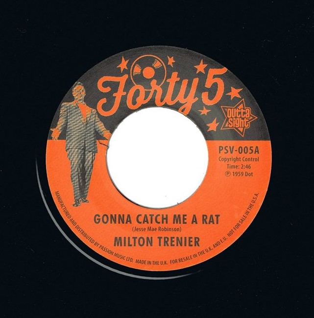 Trenier ,Milton / Dean Jones - Gonna Catch Me A Rat / St james..